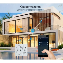 16A EWelink/Tuya Wifi Mini Smart 2-utas kapcsoló modul, Alexa Google Home támogatás