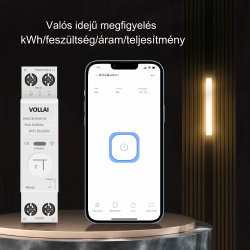 1-63A 1P 1P+N Wifi Intelligens Megszakító Idő Relé Kapcsoló A Tuya Smart /Ewelink