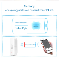 Ewelink ZigBee Smart hőmérséklet páratartalom érzékelő