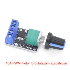 5A/10A PWM 12V DC motor fordulatszám szabályozó modul DC-DC 5V-35V