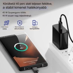 Samsung 45W Turbo és Gyors Töltő - Gyors Töltés, Power Delivery, Kompakt Kialakítás | SmartElektronika.hu