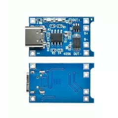 TP4056 Töltőmodul 5V 1A Type-C 18650 Lítium Akkumulátorhoz védelemmel