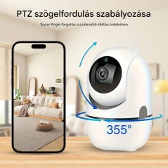 HD Wi-Fi Kamera – Full HD, Éjszakai Látás, Kétirányú Audio és Mozgásérzékelés | SmartElektronika.hu