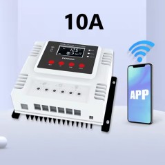 Wi-Fi-s Napelem Töltésvezérlő 12V/24V/48V – Maximális 60A, PWM Szabályzó, Távfelügyelet Android Appal | SmartElektronika.hu