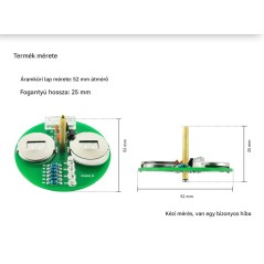 LED Giroszkóp Forgó Lámpa - DIY Elektronikai Barkácskészlet | SmartElektronika.hu