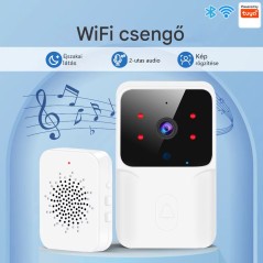 Tuya WiFi Videó Kapucsengő – Vezeték nélküli HD kamera és okosotthon biztonság