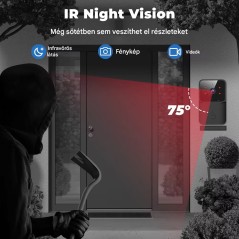 Tuya WiFi Videó Kapucsengő – Vezeték nélküli HD kamera és okosotthon biztonság