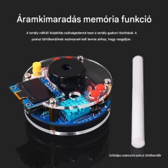 USB Párásító DIY Kit – OLED kijelzővel és páratartalom mérővel