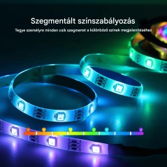 WiFi-s WLED LED Szalagvezérlő – RGB/RGBW támogatás, Több mint 100 effekt