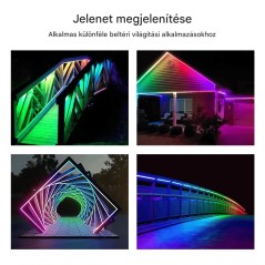 WiFi-s WLED LED Szalagvezérlő – RGB/RGBW támogatás, Több mint 100 effekt