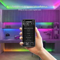 WiFi-s WLED LED Szalagvezérlő – RGB/RGBW támogatás, Több mint 100 effekt